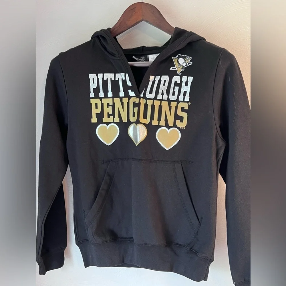 My NHL Hockey Apparel Girl’s Size XL 14-16 Penguins Hoodie NWT